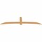 Ekena Millwork Bellingham Timber Gable Bracket, Western Red Cedar, 108"W x 27"H x 1 1/2"D x 5 1/2"F, 6/12 Pitch GBW108X27X0206BEL00SWR - alternate 3